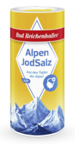 Bad Reichenhaller  Alpenjodsalz + Jod 500 g
