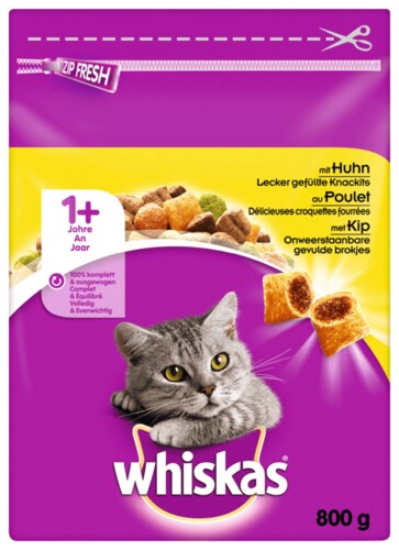 Whiskas 1+ Mit Huhn 800 g 