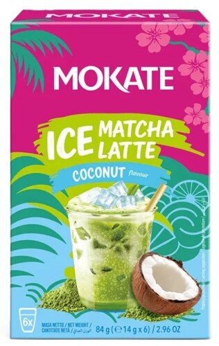 Mokate Ice Matcha Latte Coconut 6x 14 g