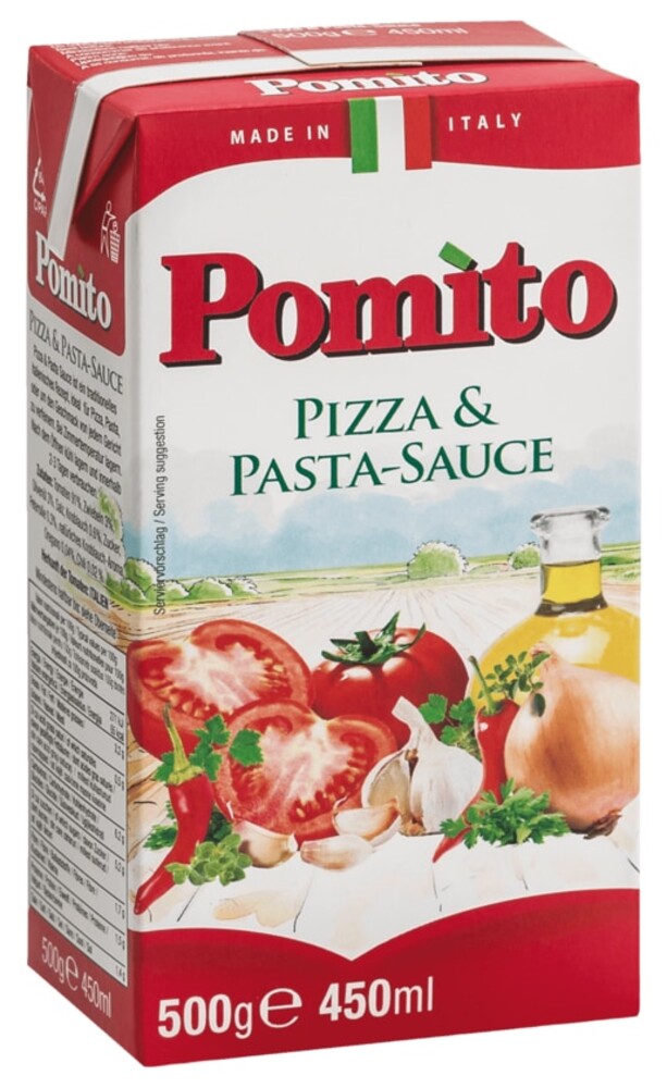 Pomito Pizza und Pastasauce 500 g