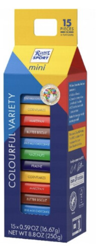 Ritter Sport Mini Tower 6 Flavours 250 g