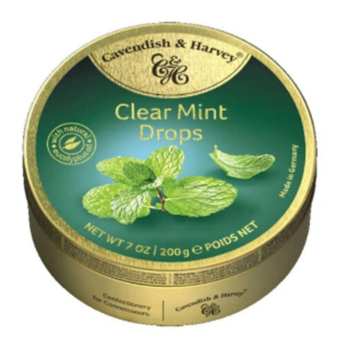 Cavendish & Harvey Clear Mint Drops 200 g