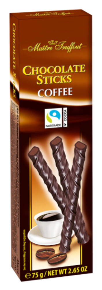 Maitre Truffout tyčinky káva 75 g