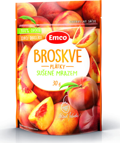 Emco Mrazem Sušené Broskve 30 g