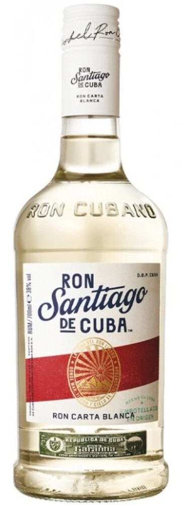 Santiago de Cuba Carta Blanca 38% 0,7 l (holá láhev)