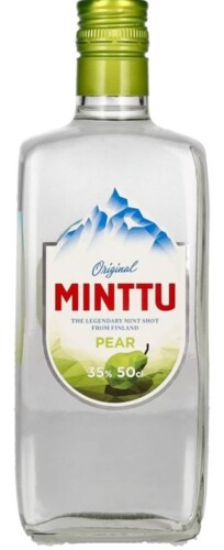 Minttu Pear 32% 0,5 l (holá láhev)