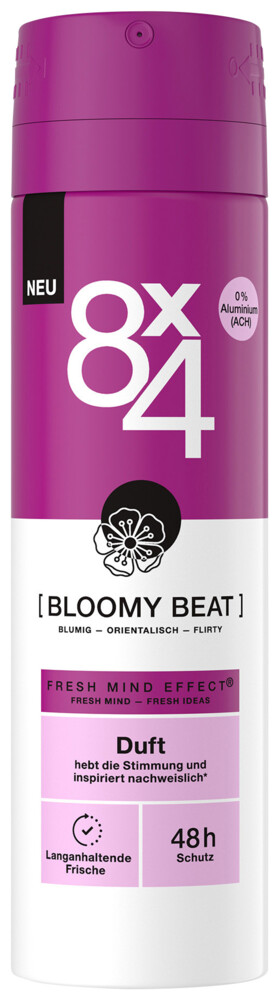 8x4 Bloomy Beat Deo sprej pro ženy 150ml