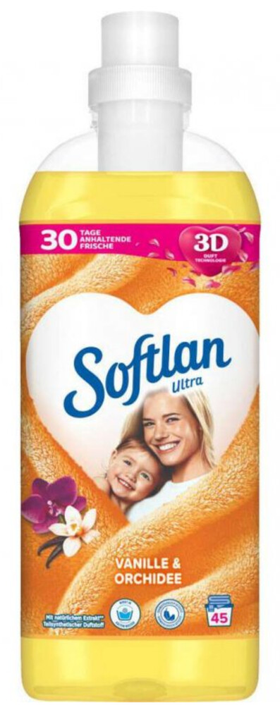 Softlan Ultra aviváž s vůní vanilky a orchideje 45 wl 1 l