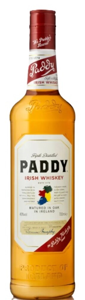 Paddy Old Irish Whiskey 40% 1 l (holá láhev)