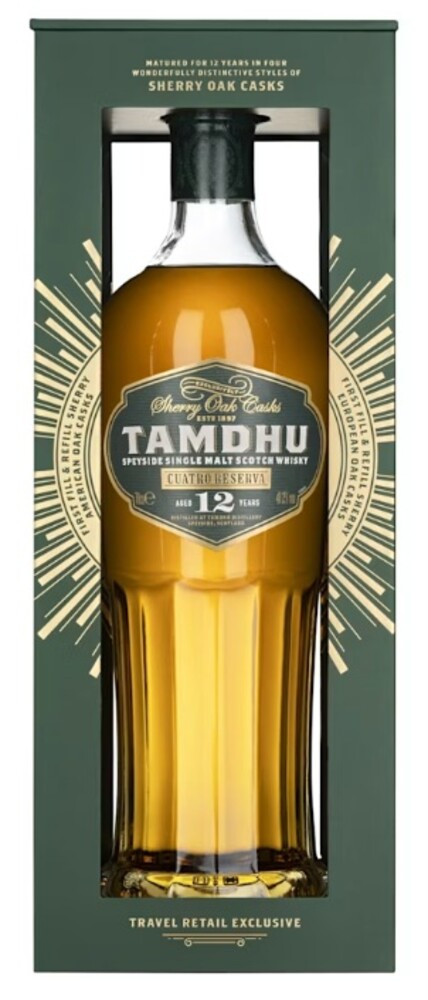 Tamdhu Cuatro Reserva 12y 41,2% 0,7 l (karton)
