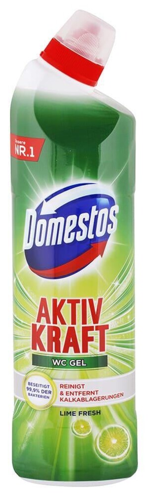 Domestos Aktiv Kraft WC Gel Lime Fresh 750 ml