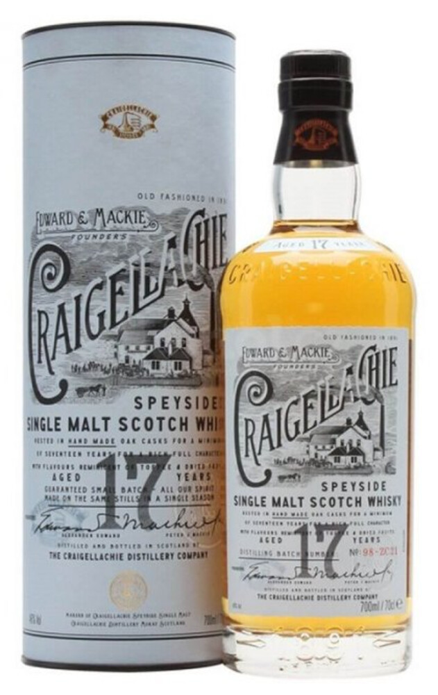Craigellachie 17Y 46% 0,7 l (tuba)