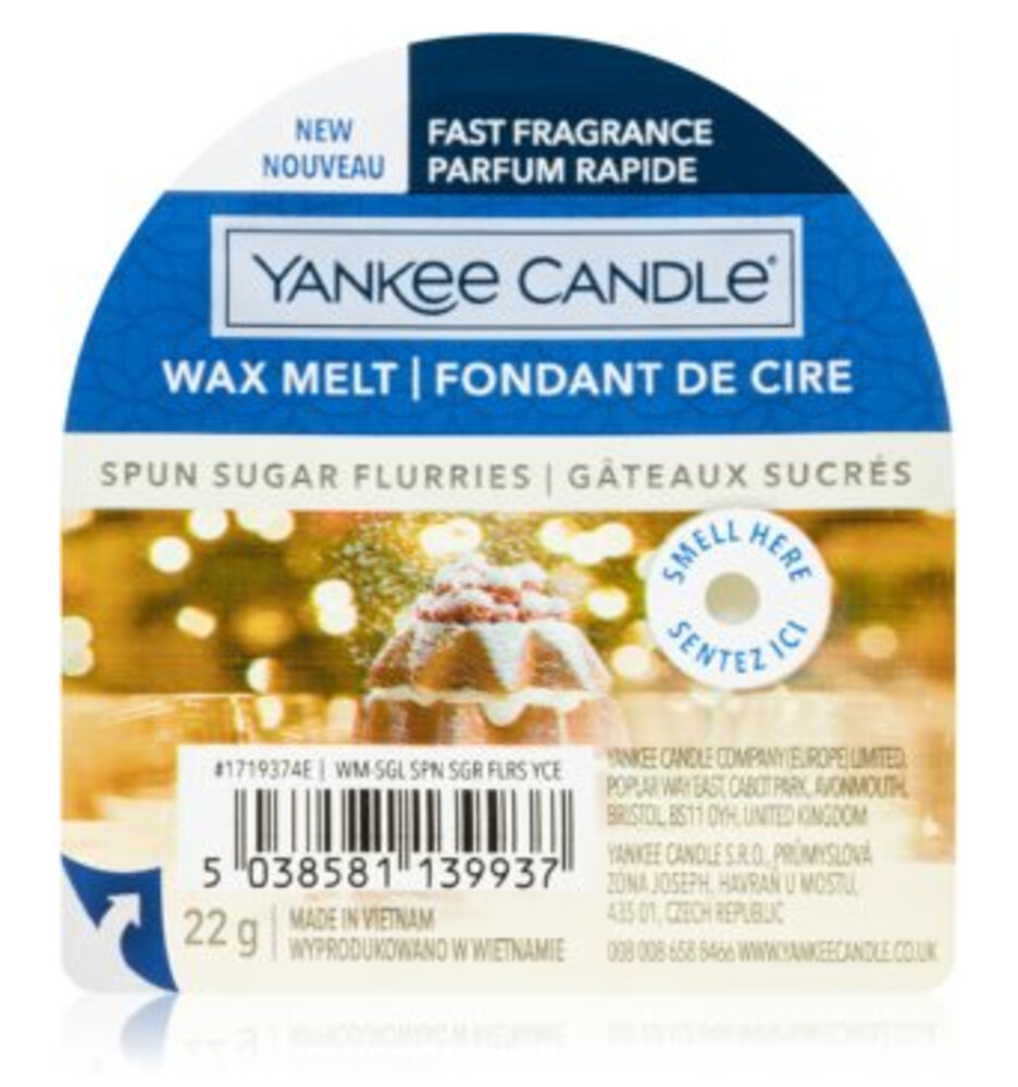 Yankee Candle Vosk Spun Sugar Flurries 22 g
