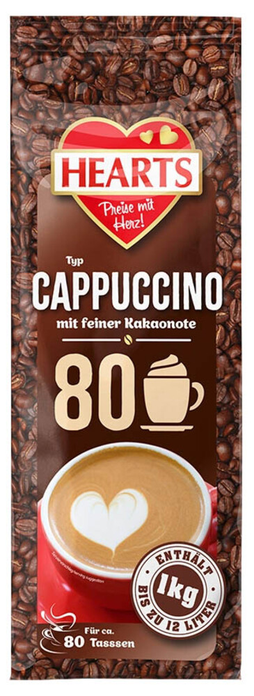 Hearts Cappuccino Kakaonote 1 kg