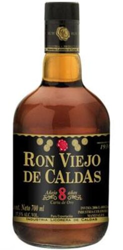 Ron Viejo De Caldas 8y 37,5% 0,7 l (holá láhev)