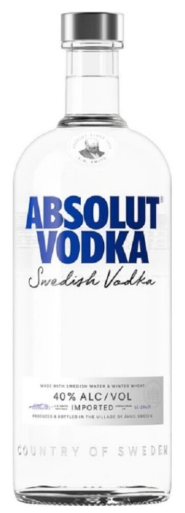 Absolut 40% 1 l (holá láhev)