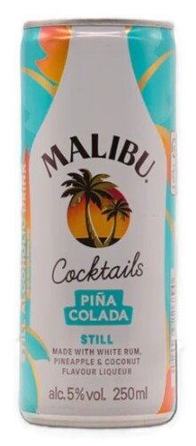 Malibu Cocktails Piňa Colada 5% 0,25 l plech