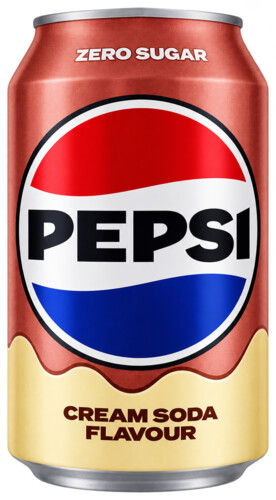 Pepsi Cream Soda Zero Sugar 330 ml plech