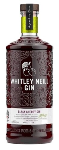 Whitley Neill Gin Black Cherry 41,3% 1 l (holá láhev)