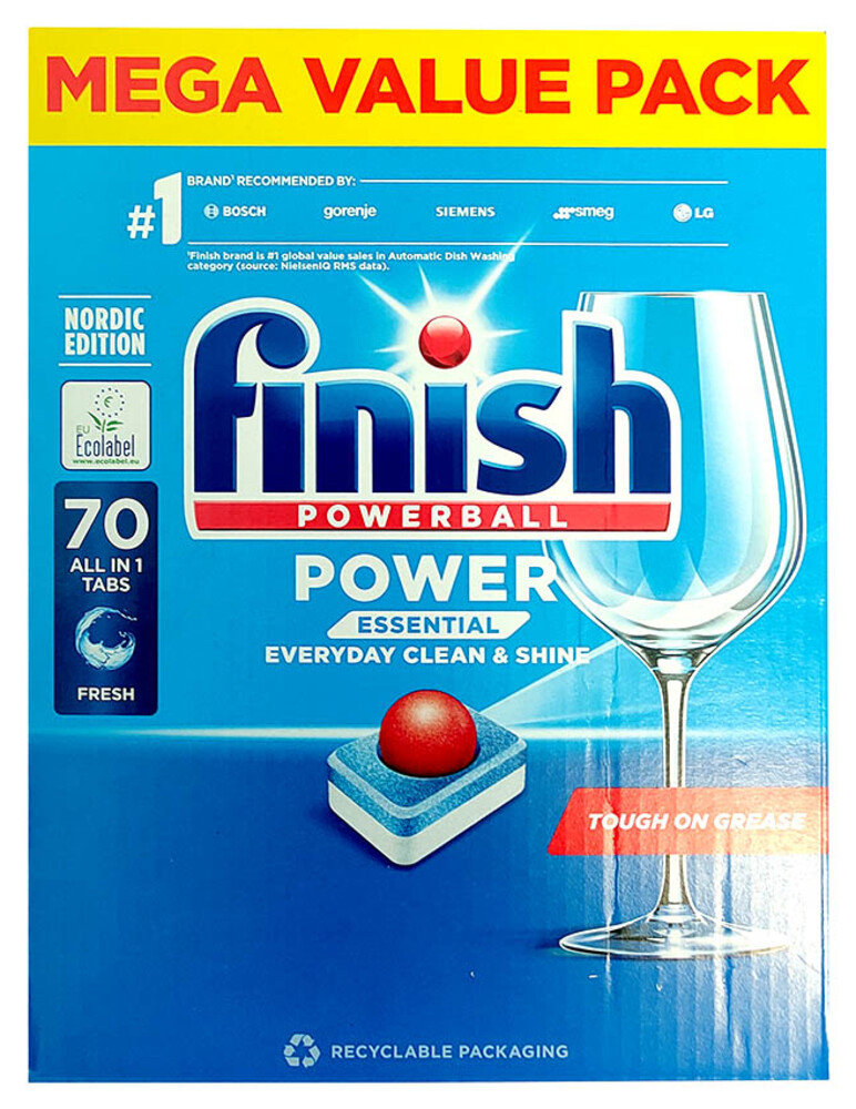 Finish Power Essential All in 1 Fresh 70 ks