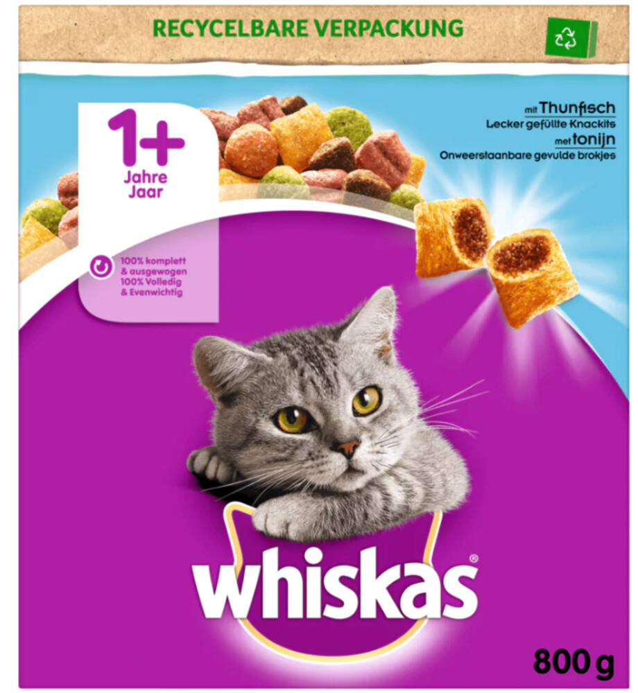 Whiskas 1+ Mit Thunfisch 800 g