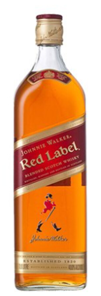Johnnie Walker Red 5y 40% 1 l  (holá láhev)