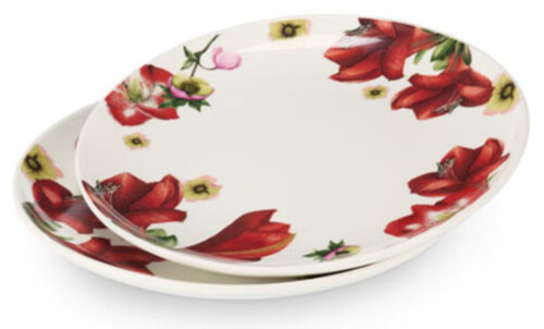 Talíře z porcelánu 2 ks 607061