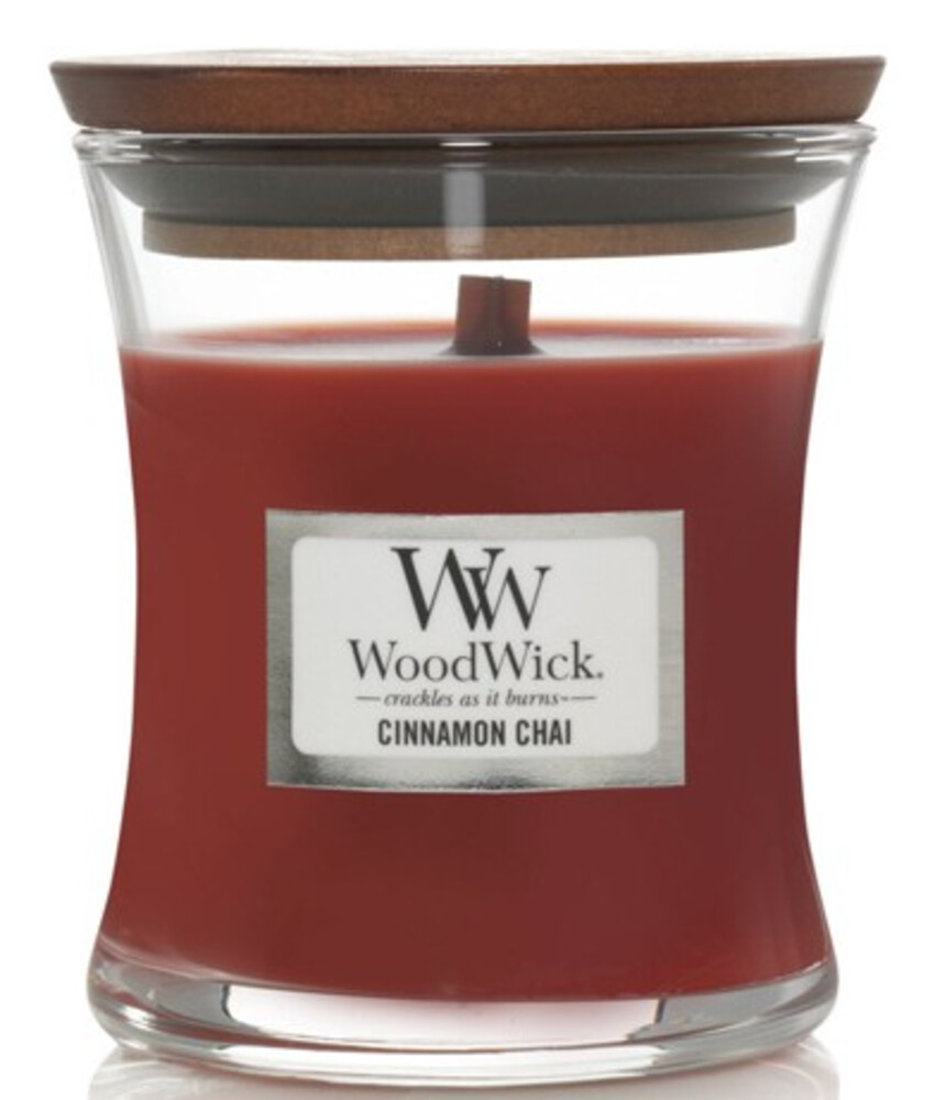 Woodwick Svíčka Malá Cinnamon Chai 85 g