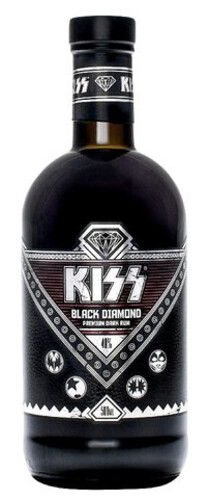 KISS Black Diamond Rum 40% 0,5 l (holá láhev)