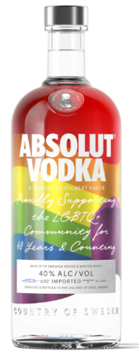 Absolut Rainbow 40% 1 l (holá láhev)