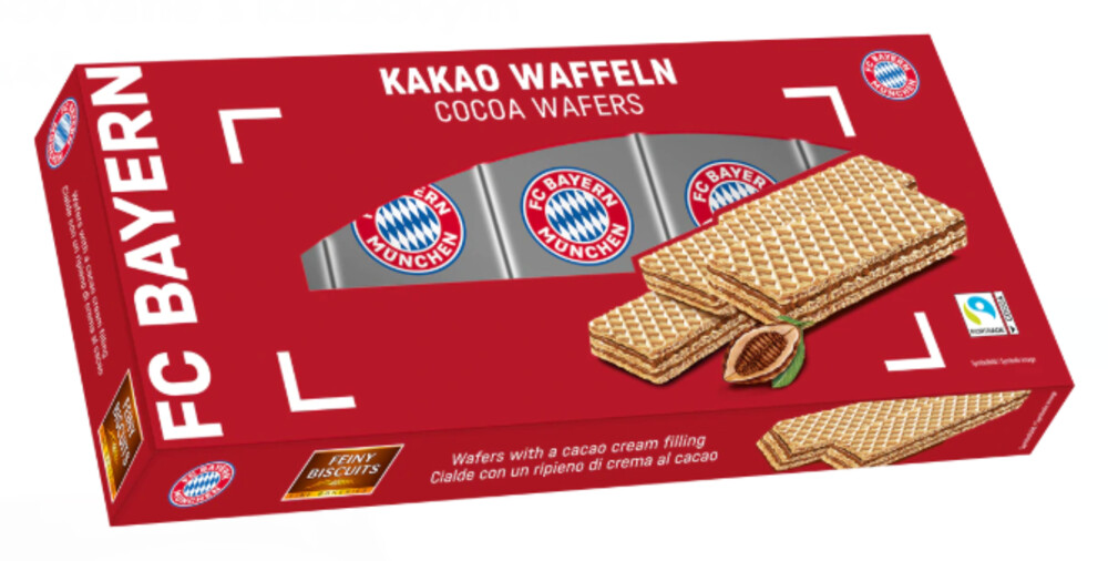 FC Bayern München Kakao Waffers 225 g