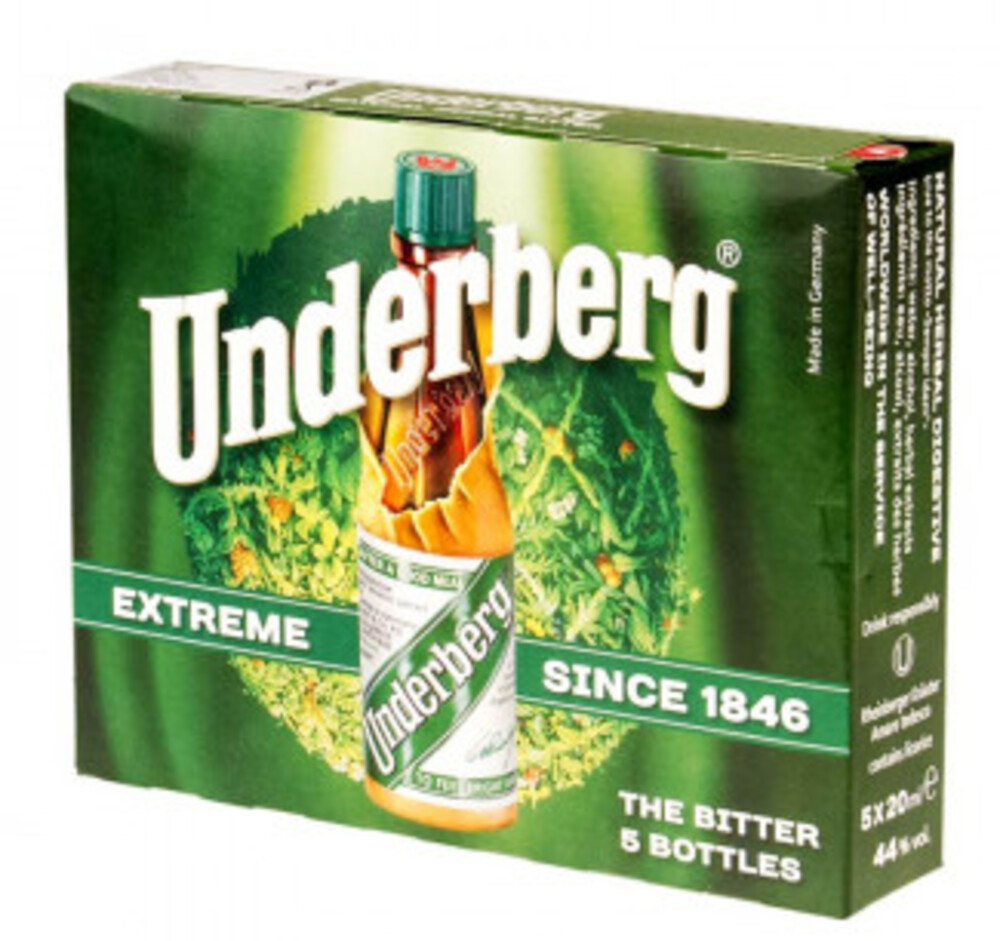 Underberg 5x 20 ml 44%