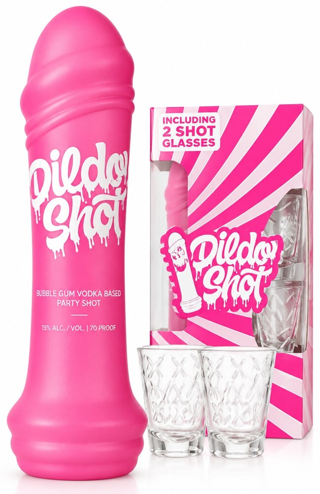 Dildo Shot Vodka +2 skleničky 10% 0,7L (karton)