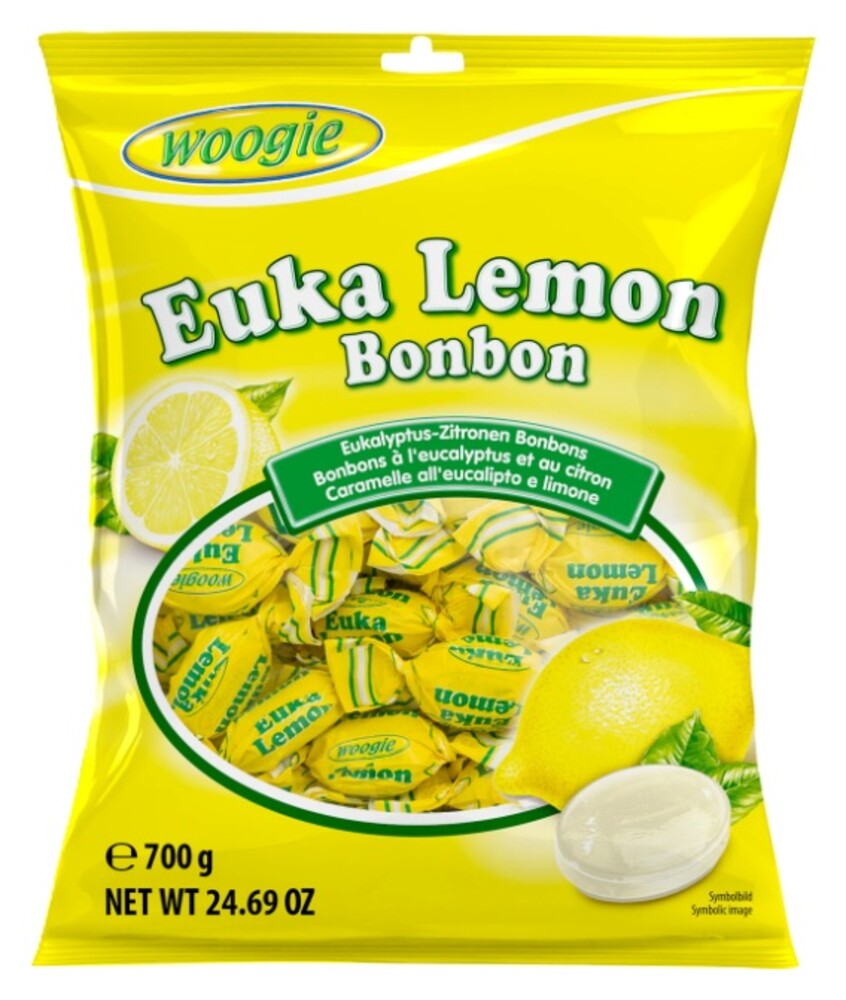 Woogie Euka Lemon Bonbon 700 g