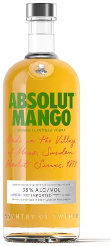 Absolut  Mango 38% 1 l (holá láhev)