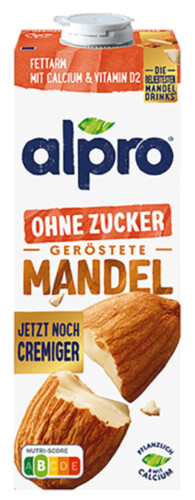 Alpro Drink Mandel Ohne Zucker Geröstet 1 l