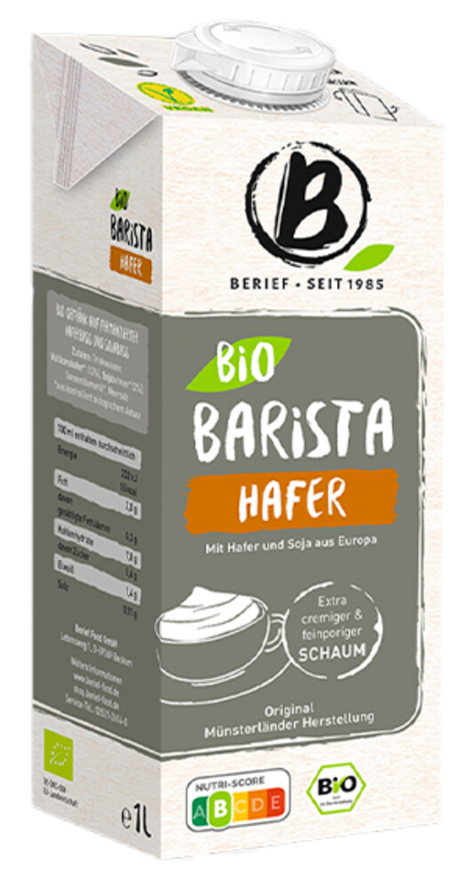 Berief Bio Barista Hafer Natur 1 l