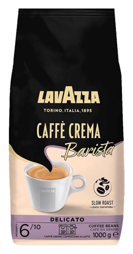 Lavazza Barista Caffé Crema Delicato zrnková káva 1 kg 