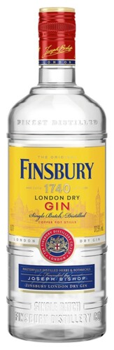 Finsbury London Dry Gin 37,5% 1 l (holá láhev)