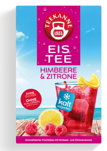 Teekanne Eistee Himbeere & Zitrone 18 x 2,5 g