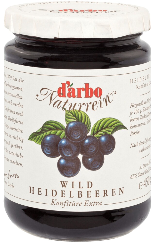Darbo Naturrein Wid Heidelbeeren 450 g
