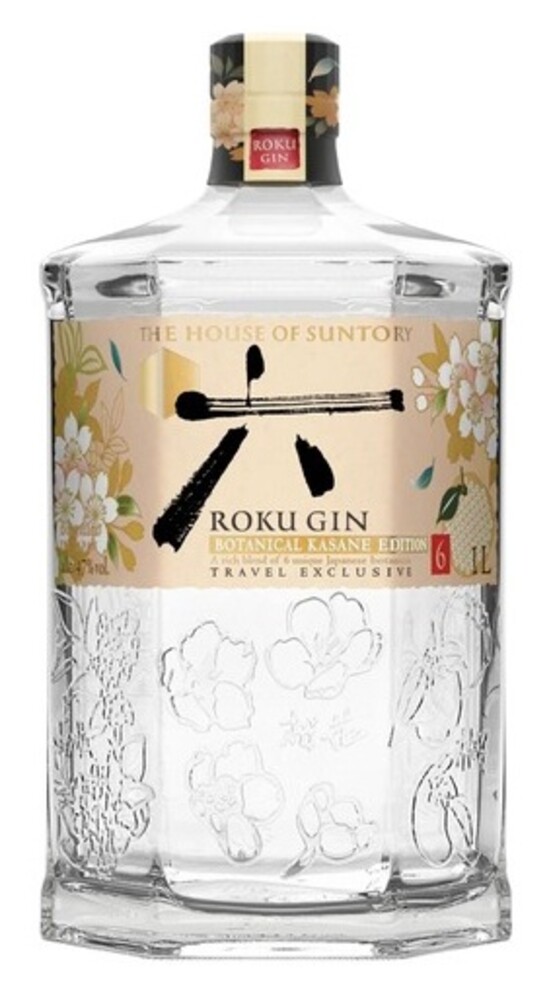 Suntory Roku Gin Botanical Kasane Edition 47% 1 l (holá láhev)
