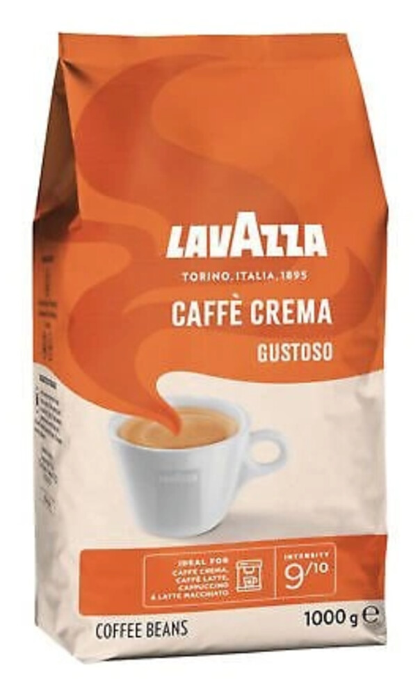 Lavazza Caffé Crema Gustozo zrnková káva 1 kg