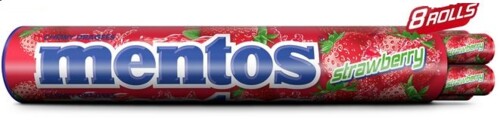 Mentos Strawberry 8 x 37 g