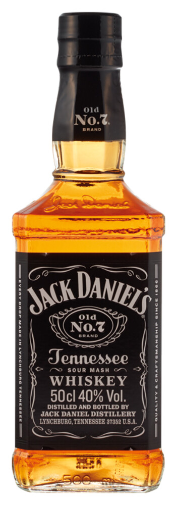 Jack Daniel’s  Black 40% 0,5 l (holá láhev)