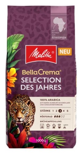 Melitta Bella Crema Selection Jahres zrnková káva 1 kg