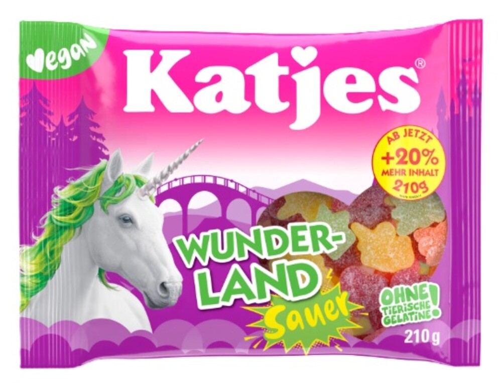 Katjes Wunderland Sauer 210 g