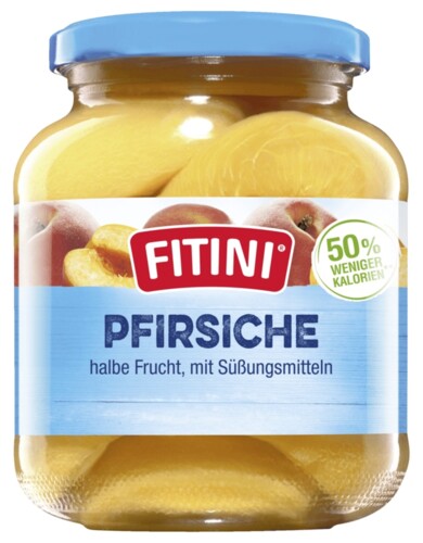 Fitini Pfirsiche Halbe Frucht 340 g