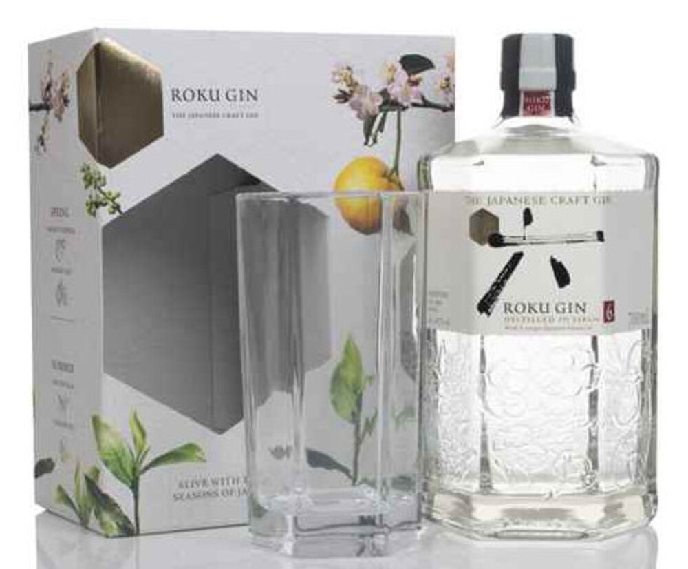 Suntory Roku Gin 43% 0,7 l + sklenička (karton)