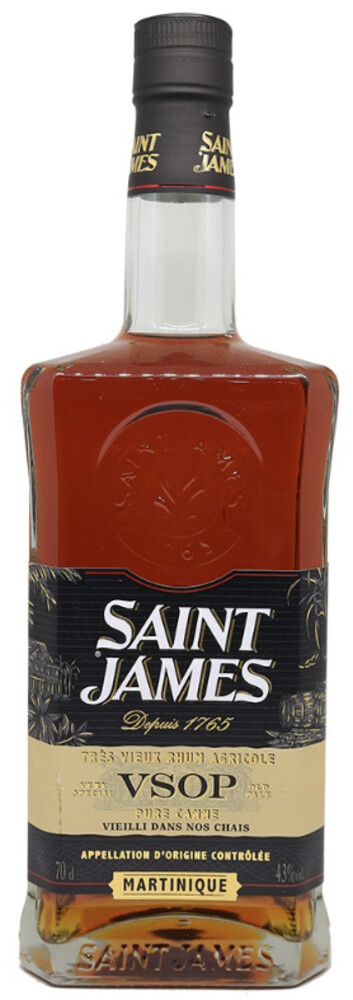 Saint James VSOP Pure Cane 43% 0,7 l (holá láhev)
